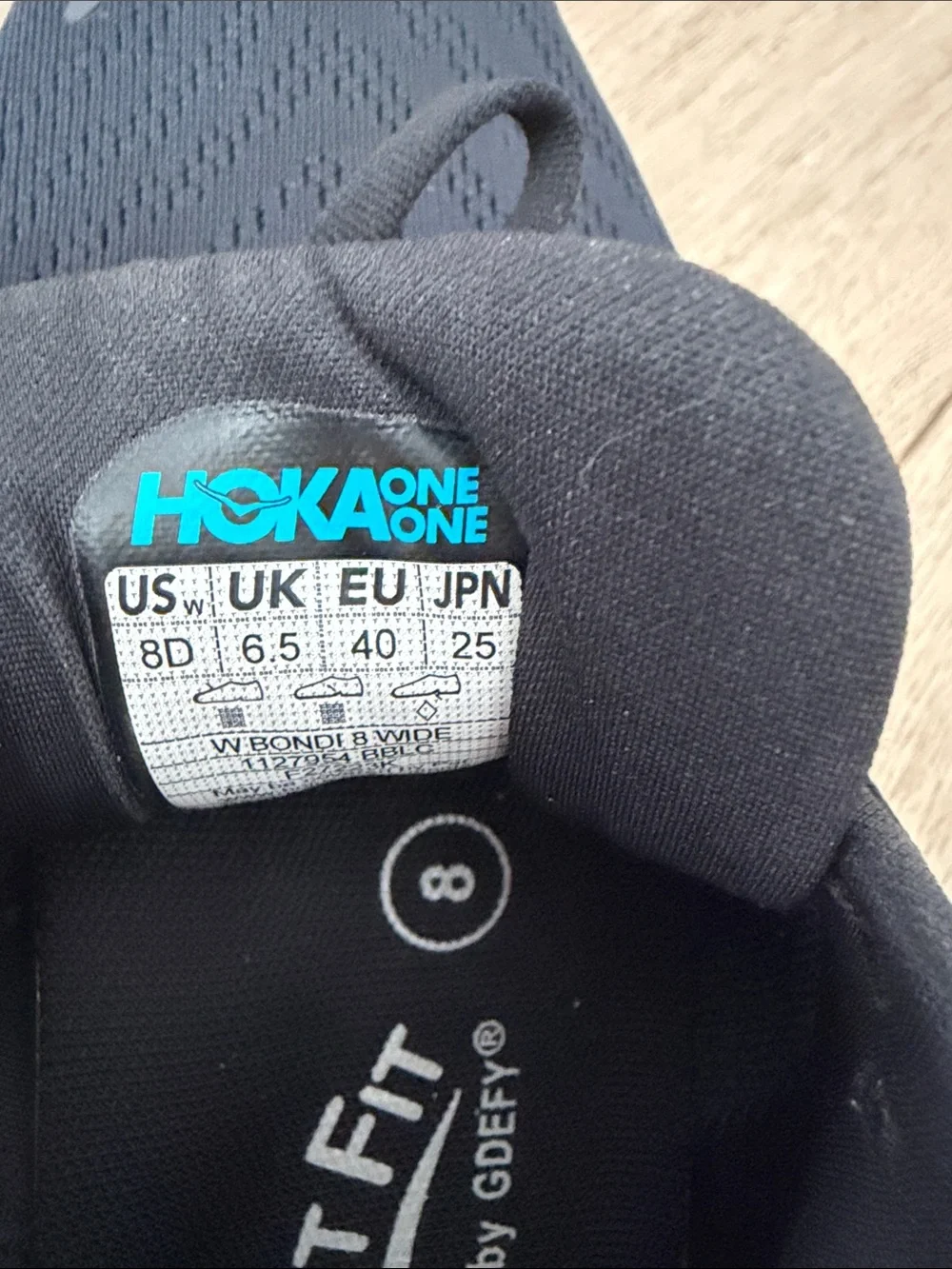 Hoka cushioned sole